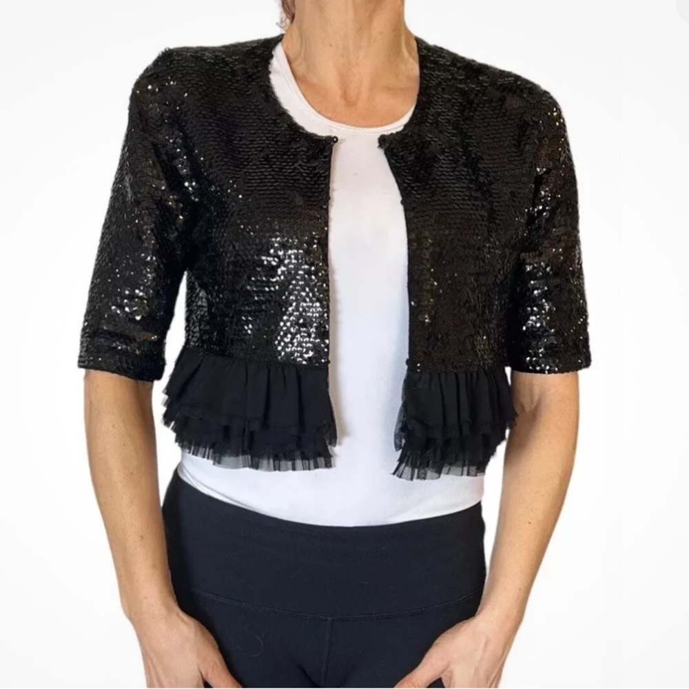 BCBG Max Azria Sequin Shrug